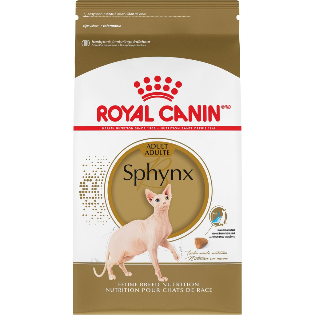 Royal Canin Feline Breed Nutrition Sphynx adult dry cat food 7 lb bag