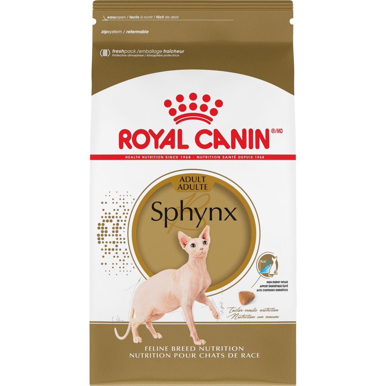 Royal Canin Feline Breed Nutrition Sphynx adult dry cat food 7 lb bag