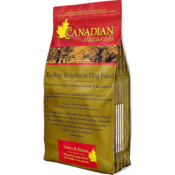 Canadian Naturals Turkey & Salmon Dog Food – 30 lb
