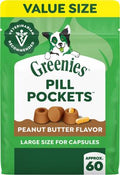 Greenies Pill Pockets Peanut Butter dog treats 30 count 3.2 oz