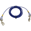 Titan red medium cable tie-out with brass-plated snaps 20 ft for dogs