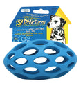 JW Hol-ee Football treat dispensing dog toy medium natural rubber