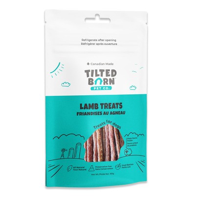 Tilted Barn Pet Co. Lamb Treats soft meaty treats for dogs and cats