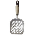 Petmate metal litter scoop with comfort grip handle, medium size