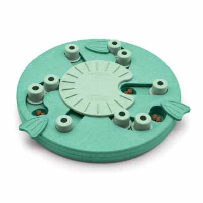 Nina Ottosson Dog Worker green Level 3 interactive treat puzzle for dogs