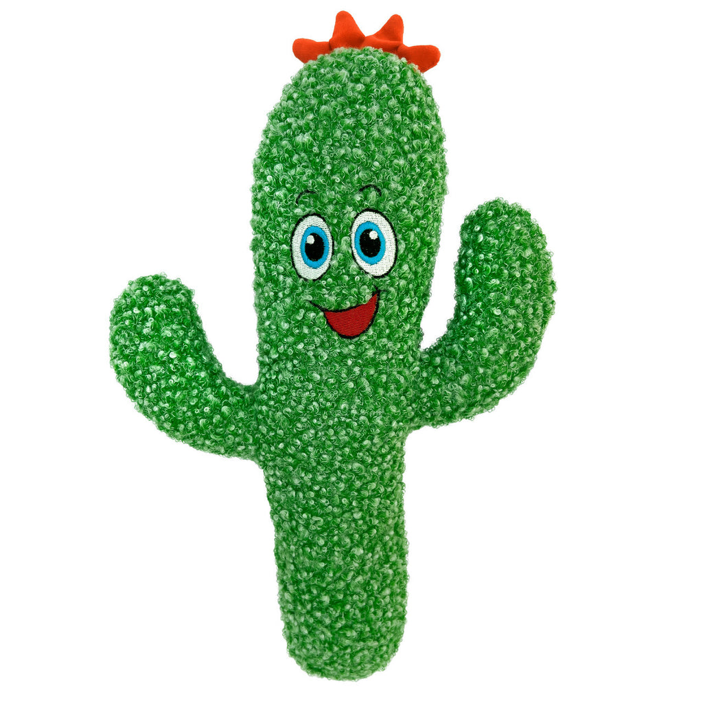 KONG Kickeroo Cactus plush cat kicker toy with catnip and crinkle fill