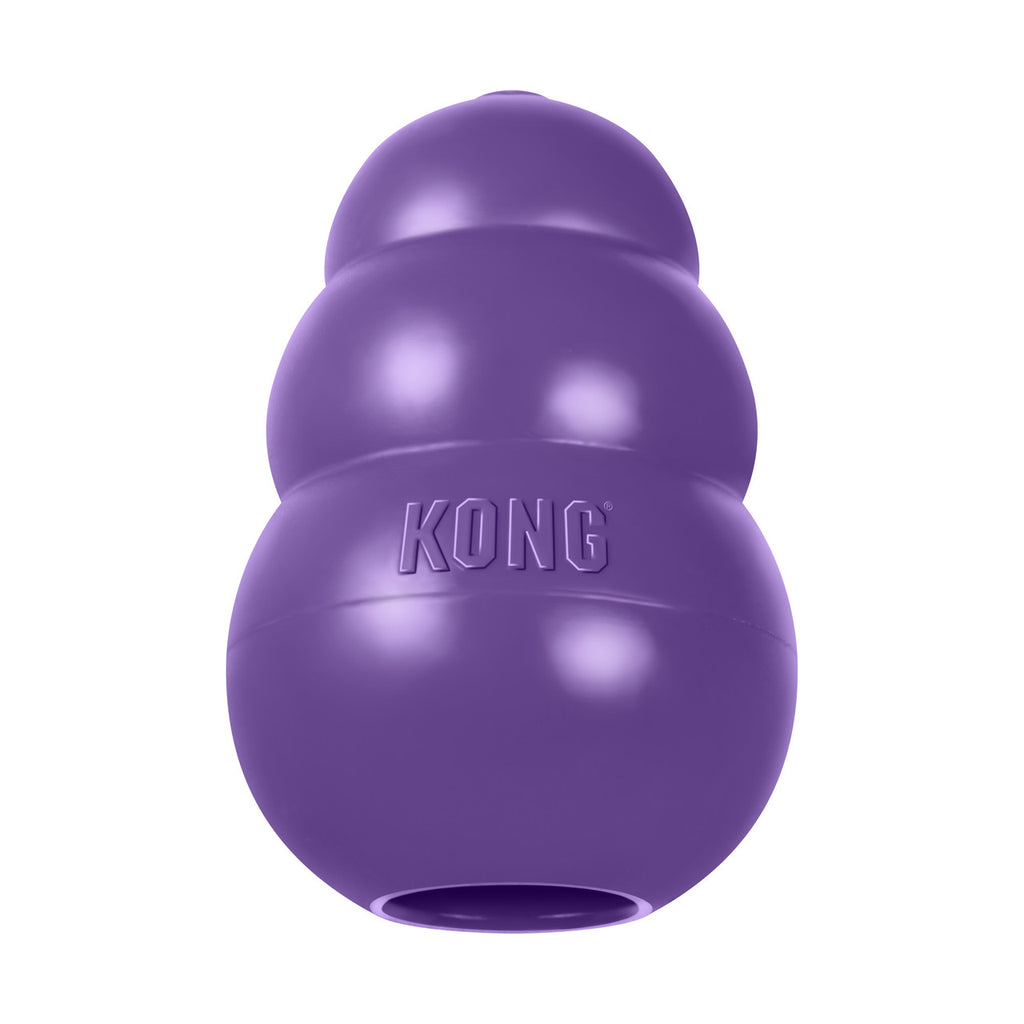 KONG Senior Purple natural rubber chew toy small