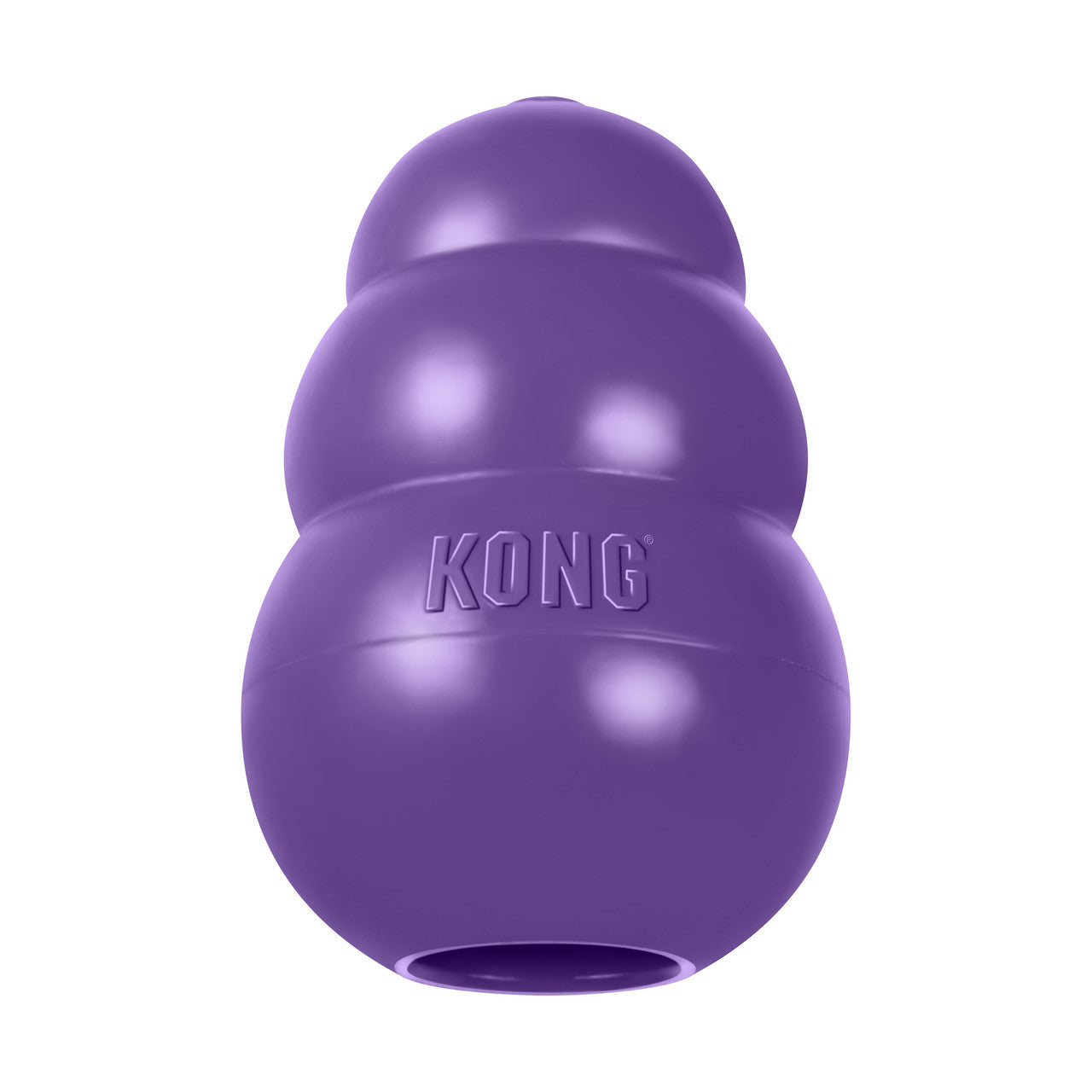 KONG Senior Purple natural rubber chew toy small