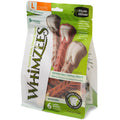 Whimzees Brushzees natural dental chews large 6-pack
