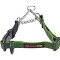 Smellydogz - Martingale Collar Olive Green 1in 18-22in