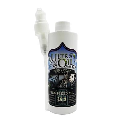 Ultra Oil Skin and Coat Supplement 8 oz bottle for pets