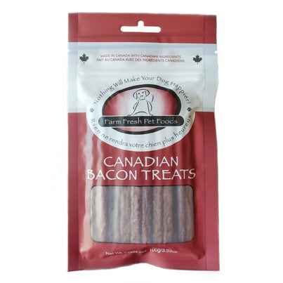 Tilted Barn Pet Co. Bacon Treats for dogs and cats pepperoni-style