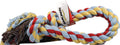 Mammoth Flossy Chews Cotton-Blend 2 Knot Rope Tug dog toy 48 inch