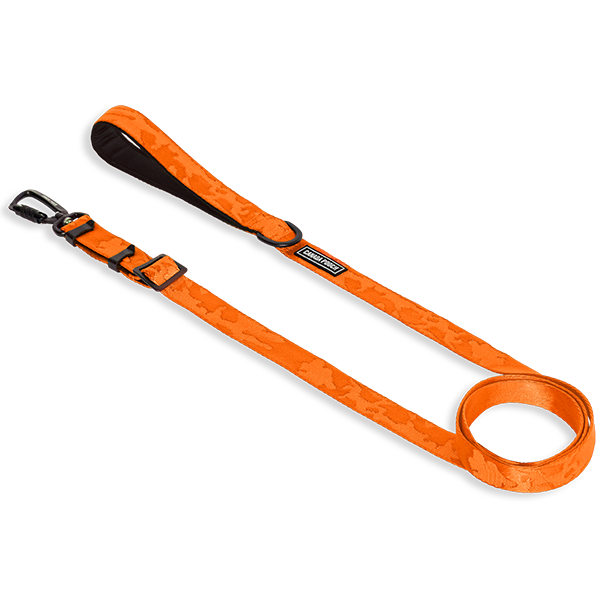 Canada Pooch Core Utility Leash – Orange Camo, Small/Medium