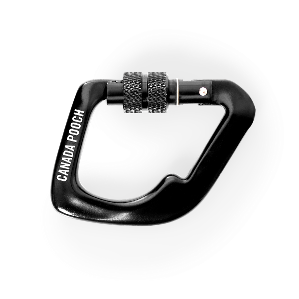 Canada Pooch - Core Handsfree Dog Walking Carabiner Black O/S