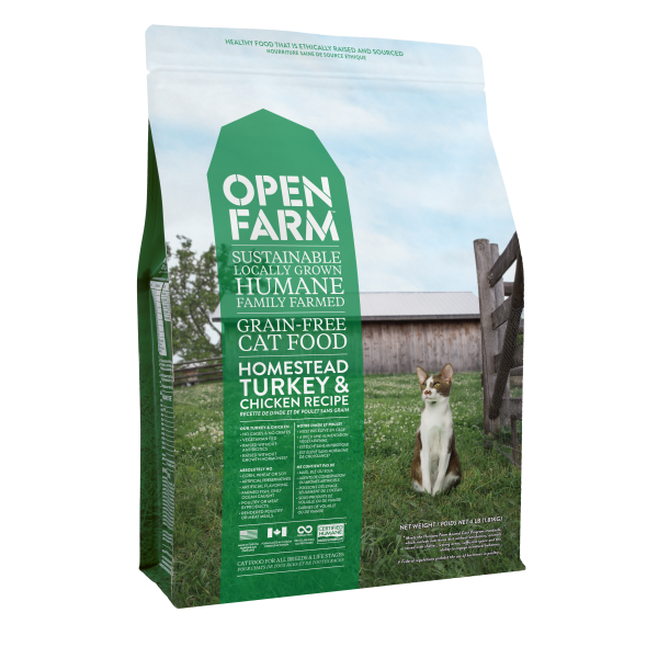 Open Farm - Cat Homestead Turkey & Chicken 8 lb