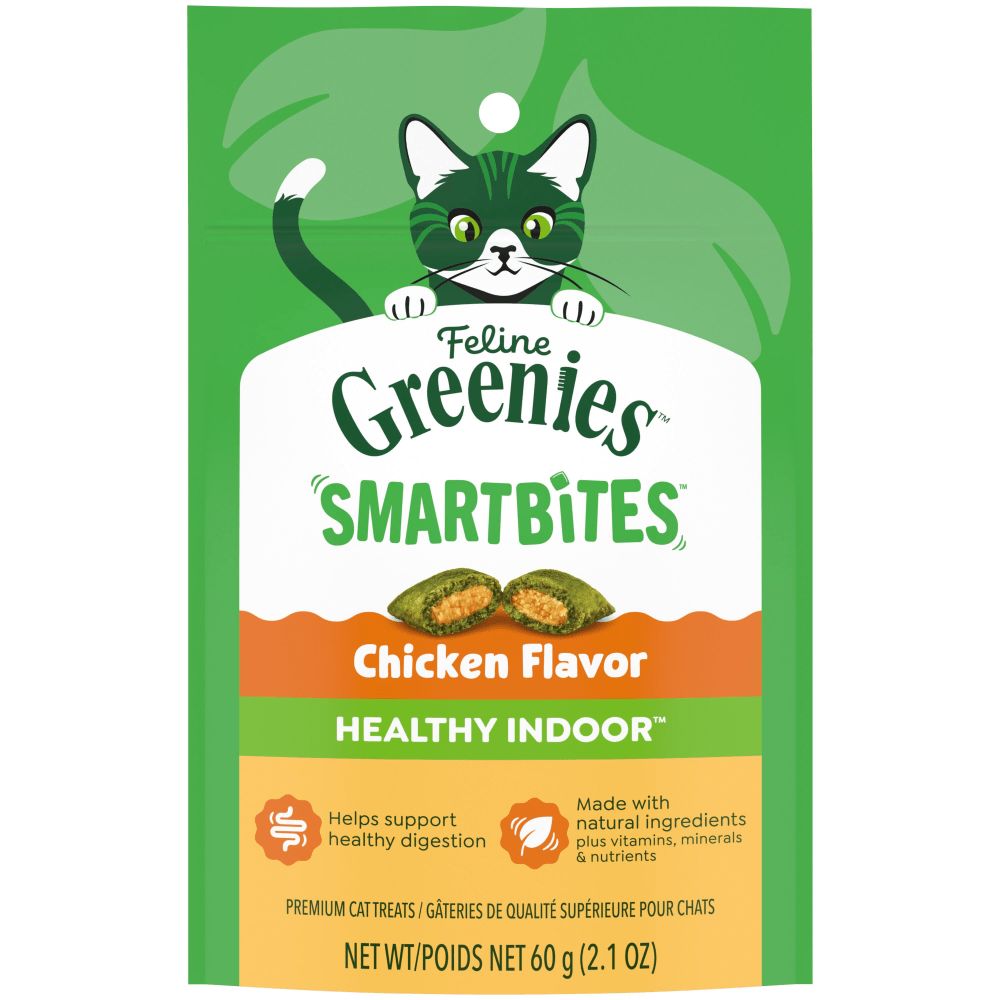 Greenies Smartbites Healthy Indoor chicken flavour cat treats 2.1oz