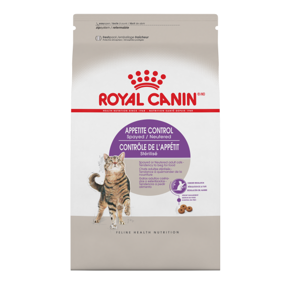 Royal Canin Feline Health Nutrition Appetite Control Spayed/Neutered Dry Cat Food 3 lb
