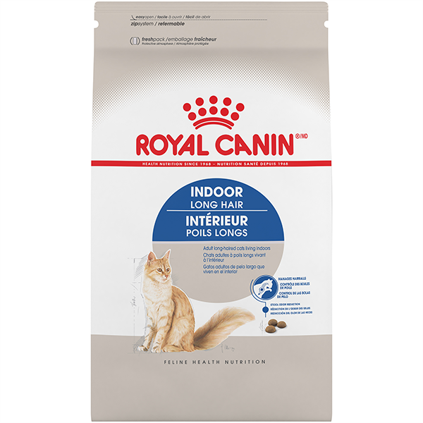Royal Canin Feline Health Nutrition Indoor Long Hair Adult Dry Cat Food 6 lb