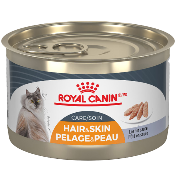 Royal Canin Feline Hair & Skin Care Loaf in Sauce 24 x 145g
