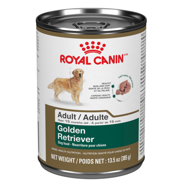 Royal Canin Breed Health Nutrition Golden Retriever Loaf in Sauce Wet Dog Food 385 g (Case of 12)