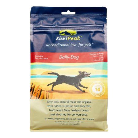 ZIWI Peak air-dried venison dog food 1 lb bag