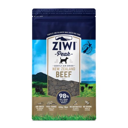 ZIWI Peak air-dried beef dog food 1 lb bag