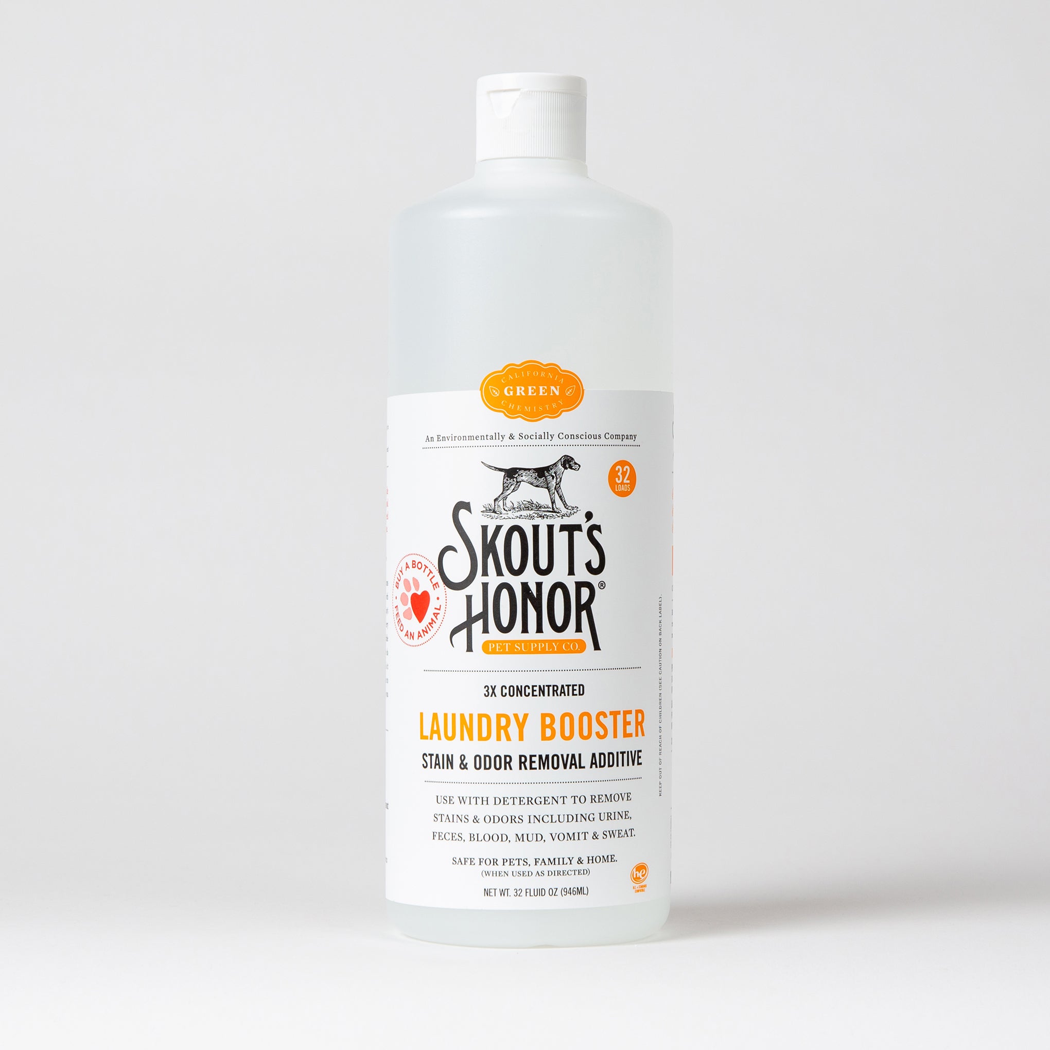 Skout's Honor Laundry Boost pet laundry additive 32 oz bottle