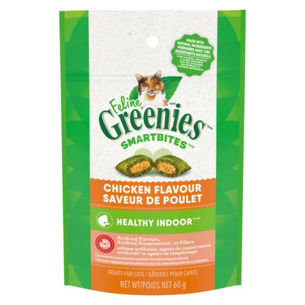 Greenies Smartbites Healthy Indoor Cat Treats – Chicken, 2.1 oz