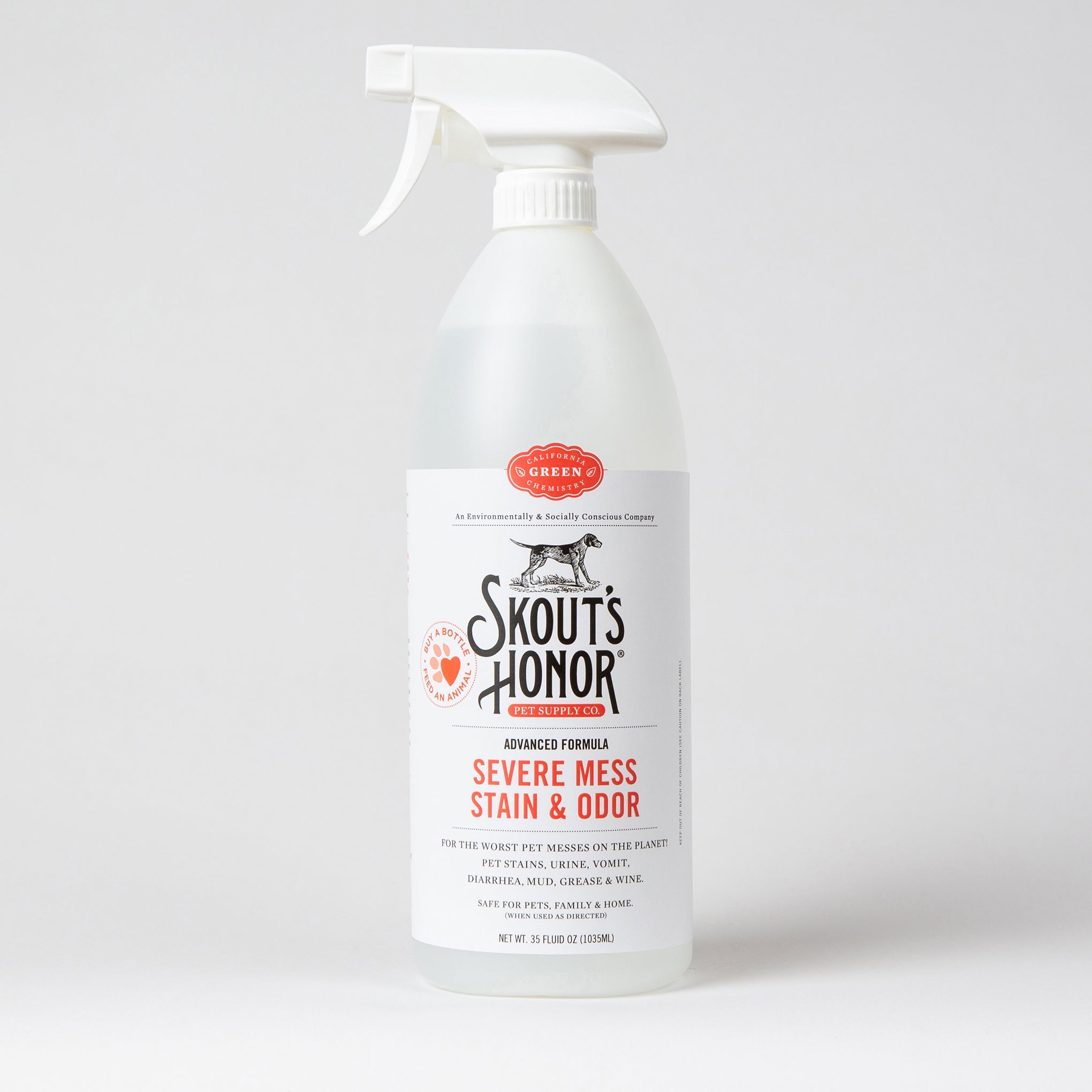 Skout's Honor Beyond Stain and Odor Severe Mess Advanced Formula 35 oz bottle