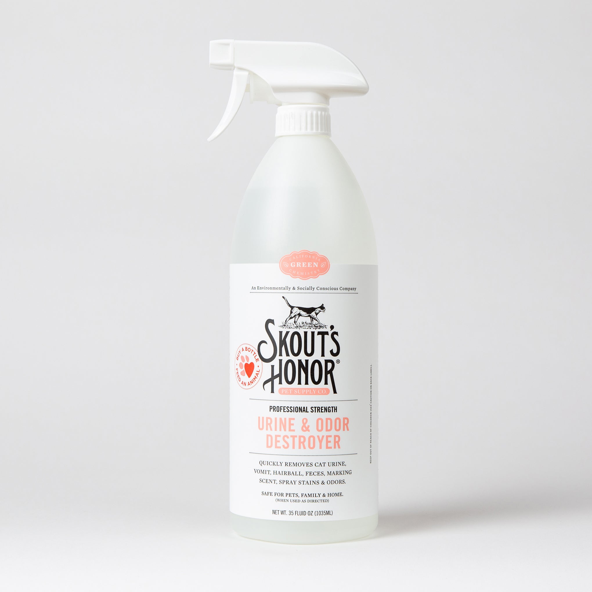 Skout's Honor Beyond Urine and Odor Destroyer 35 oz bottle for cats