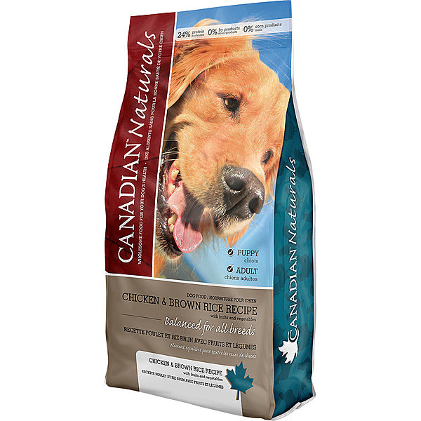 Canadian Naturals Chicken & Brown Rice Dog Food, 30 lb