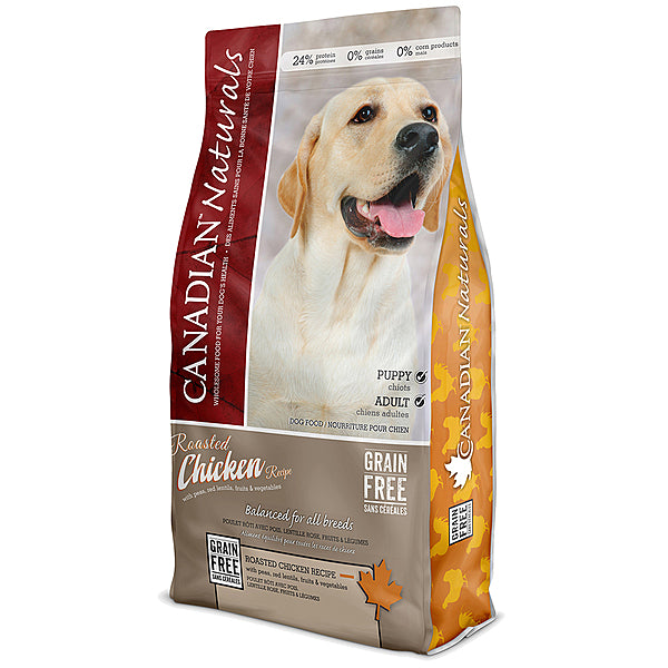 Canadian Naturals Grain-Free Roasted Chicken Dog Food – 25 lb