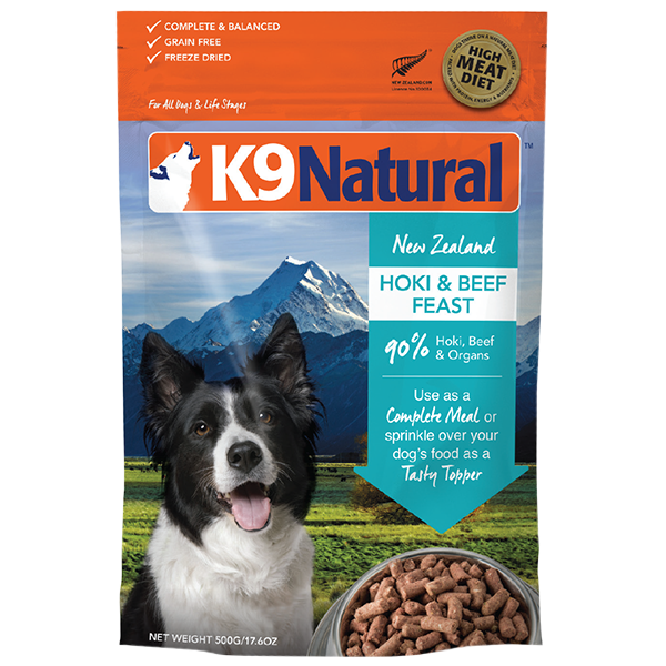 K9 Natural Freeze-Dried Beef & Hoki Feast for Dogs 1.1 lb