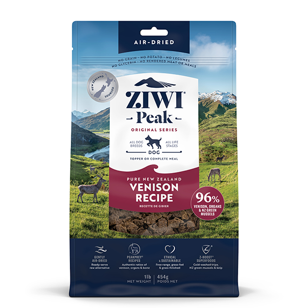 ZIWI Peak Air-Dried Venison Dog Food 1 lb