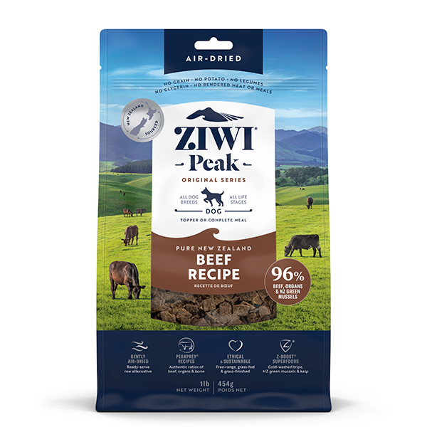 ZIWI Peak Air-Dried Beef Dog Food 1 lb