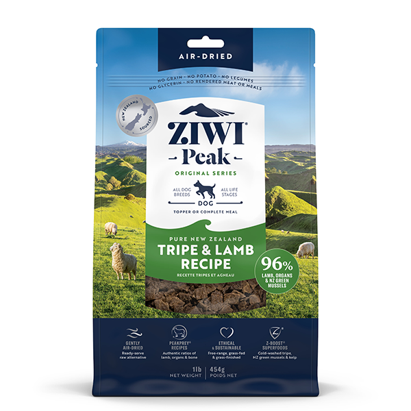 ZIWI Peak Air-Dried Tripe & Lamb Dog Food 1 lb