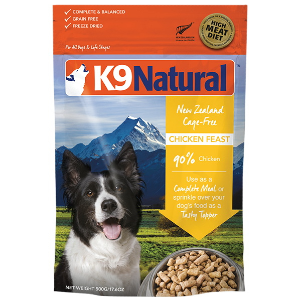 K9 Natural Freeze-Dried Chicken Feast for Dogs 1.1 lb