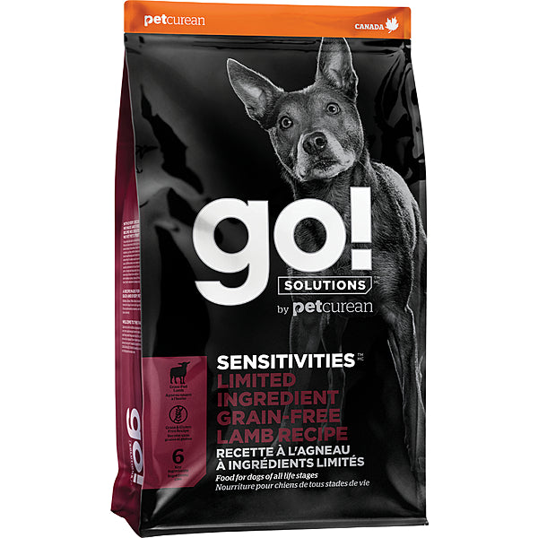 GO! Sensitivities Limited Ingredient Grain-Free Lamb Dry Dog Food 22 lb
