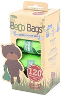 Beco Recycled Plastic Dog Poop Bags 120 count, 8 rolls of 15
