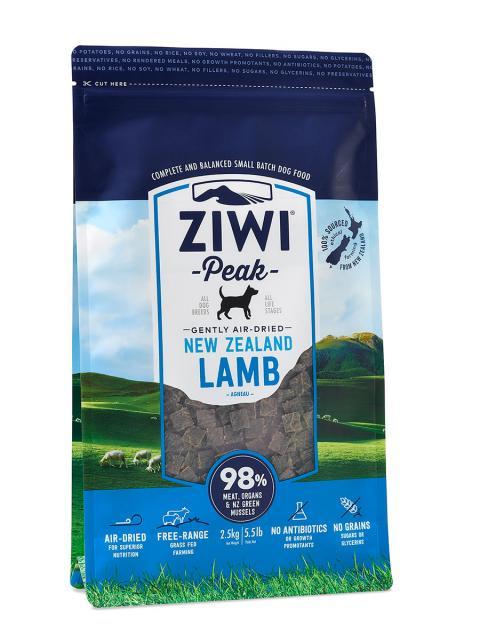 ZIWI Peak Air-Dried Lamb Dog Food 8.8 lb bag