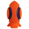 Chuckit! Kick Off football fetch dog toy with built-in tee foam core rubber shell