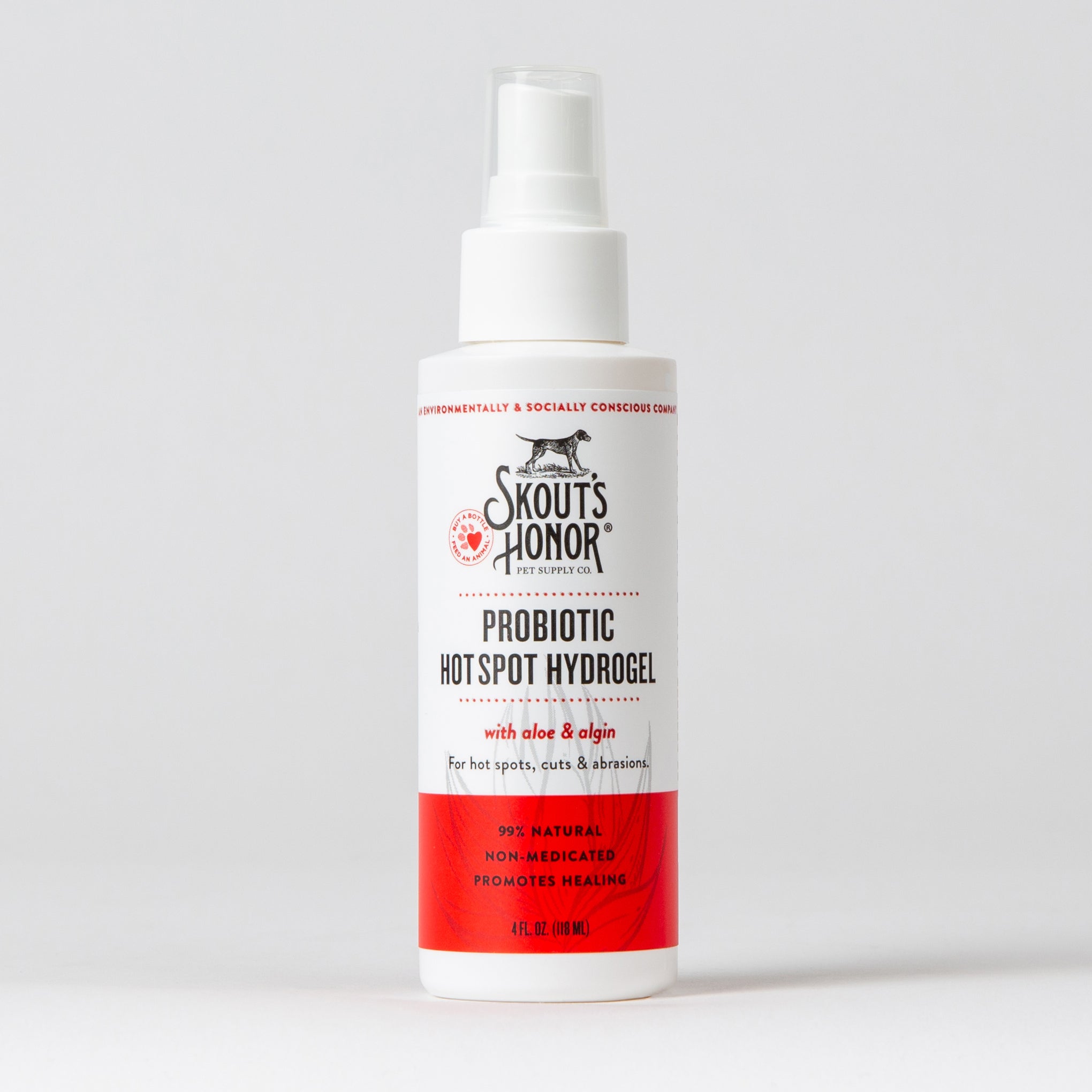 Skout's Honor Probiotic Hot Spot Gel nature-based hydrogel for dogs 4 oz tube