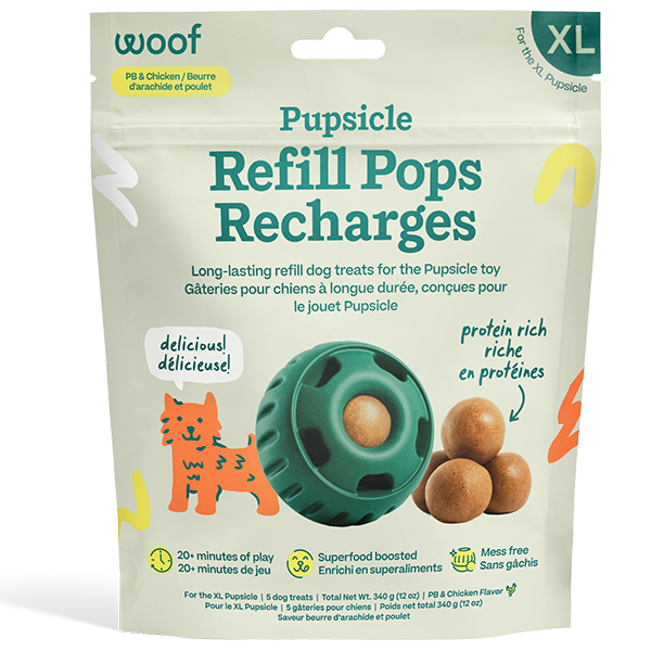 Woof Pet Pupsicle Pops Chicken & Peanut Butter — X-Large