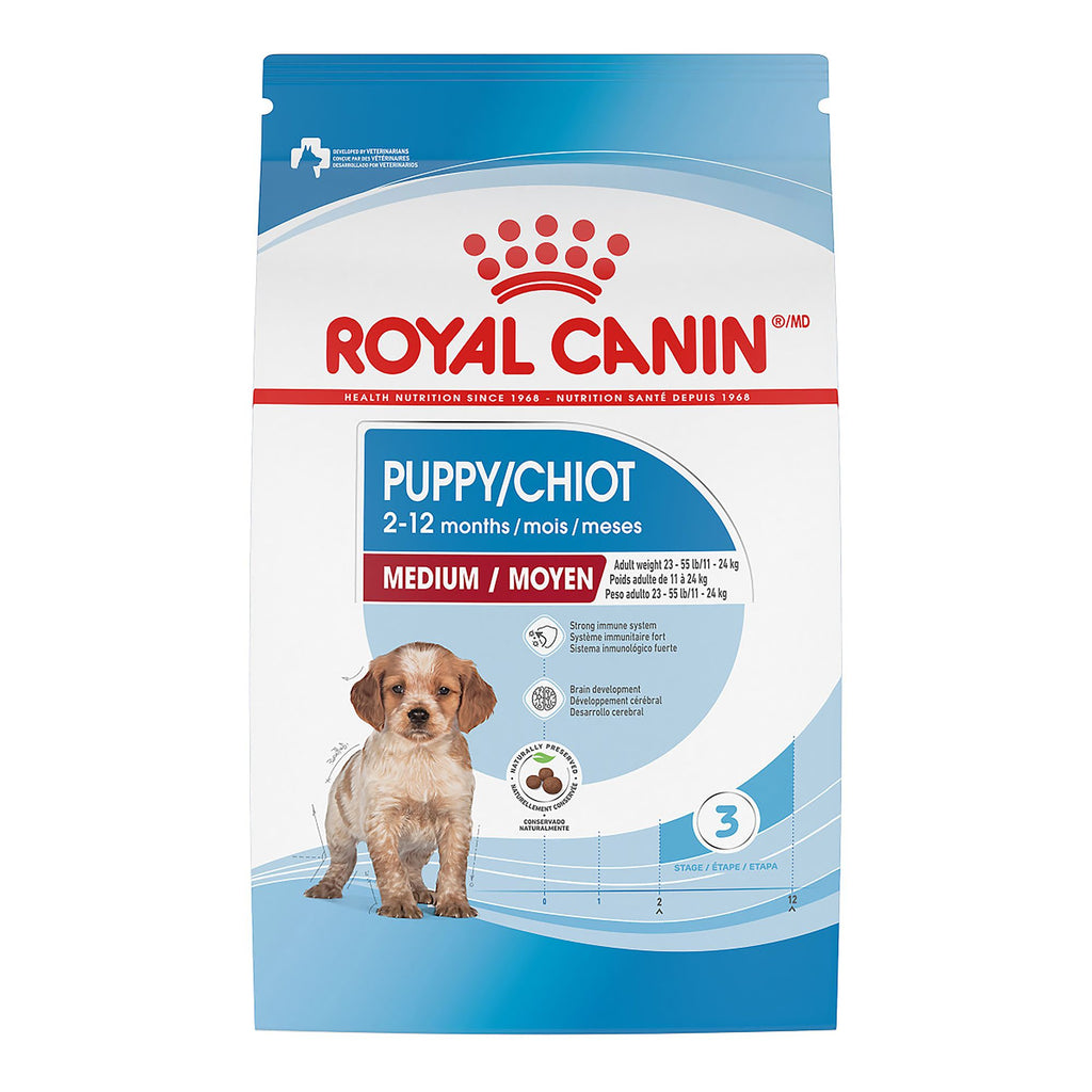 Royal Canin Size Health Nutrition Medium Breed Puppy Dry Dog Food 30 lb bag