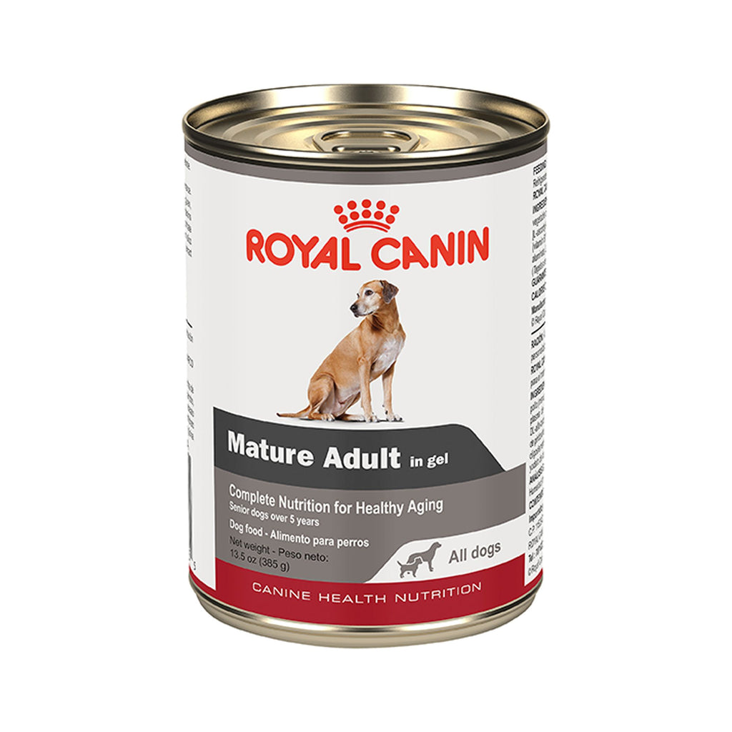 Royal Canin Canine Health Nutrition Mature Adult in Gel Wet Dog Food 385 g can