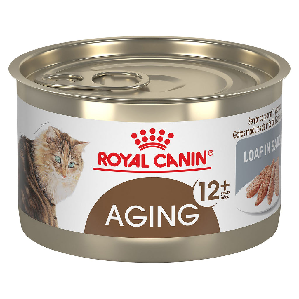 Royal Canin Feline Health Nutrition Aging 12+ loaf in sauce wet cat food 6 lb