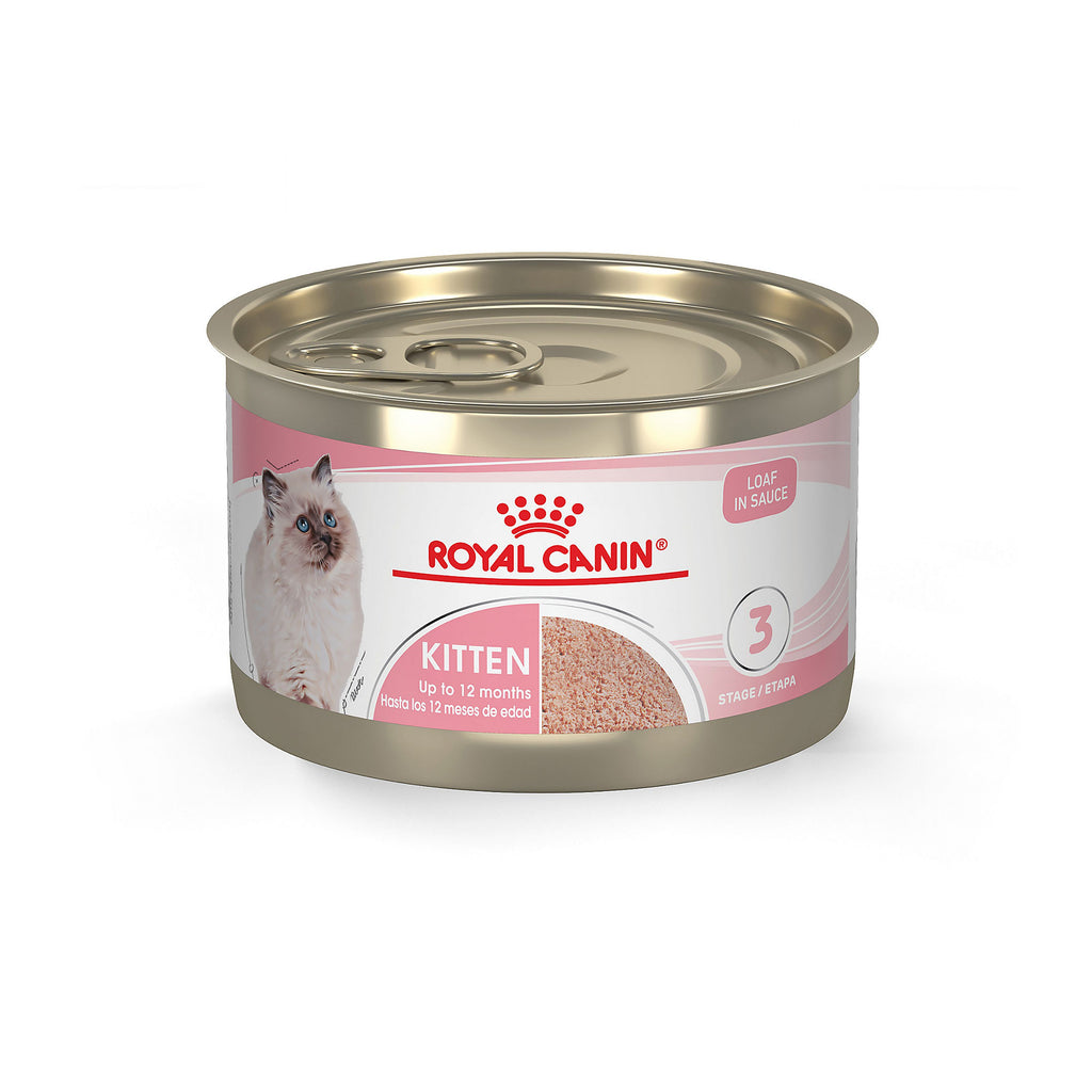 Royal Canin Feline Health Nutrition Kitten Instinctive Loaf wet cat food 85g cans case of 24