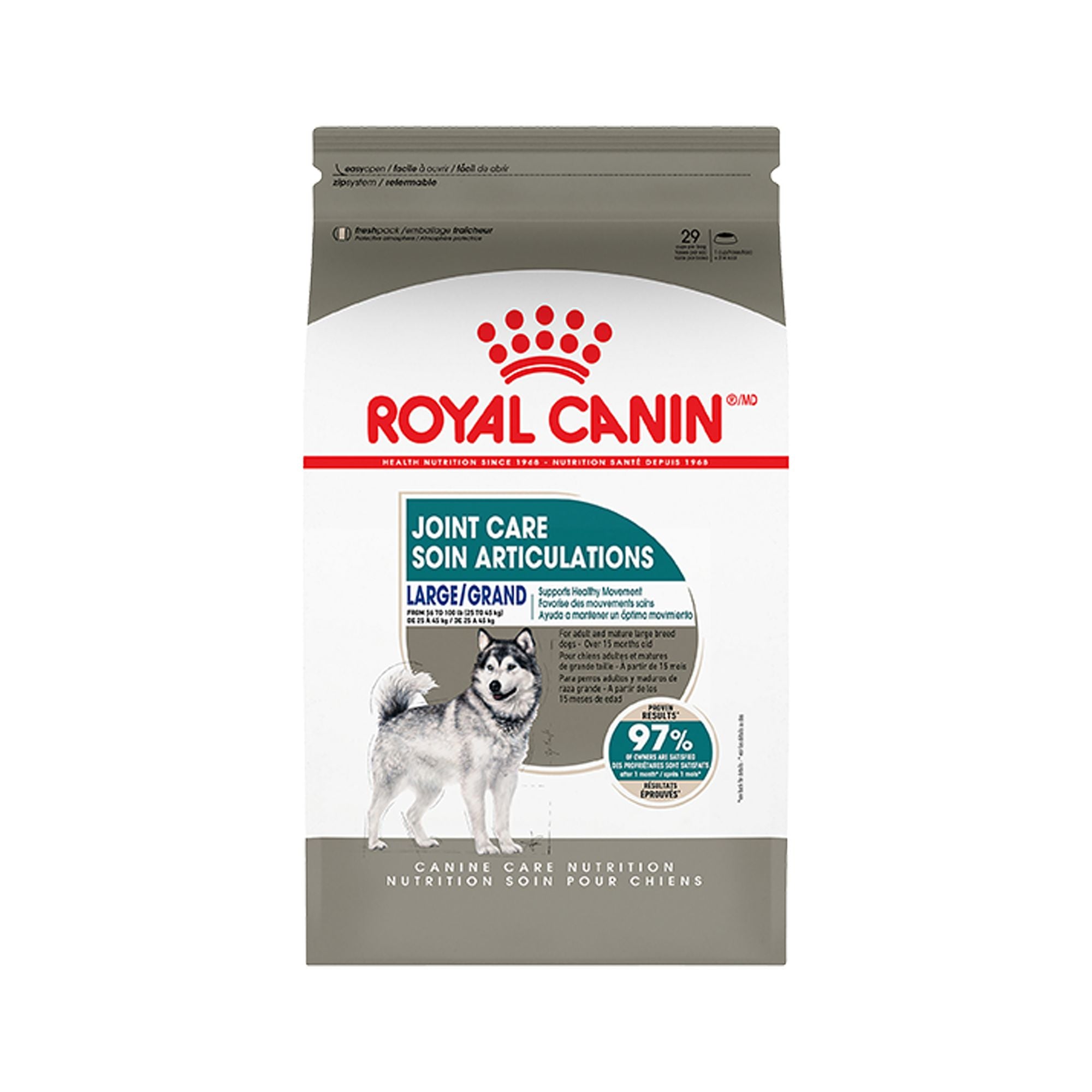Royal Canin Large Joint and Coat Care Adult dry dog food 30 lb bag