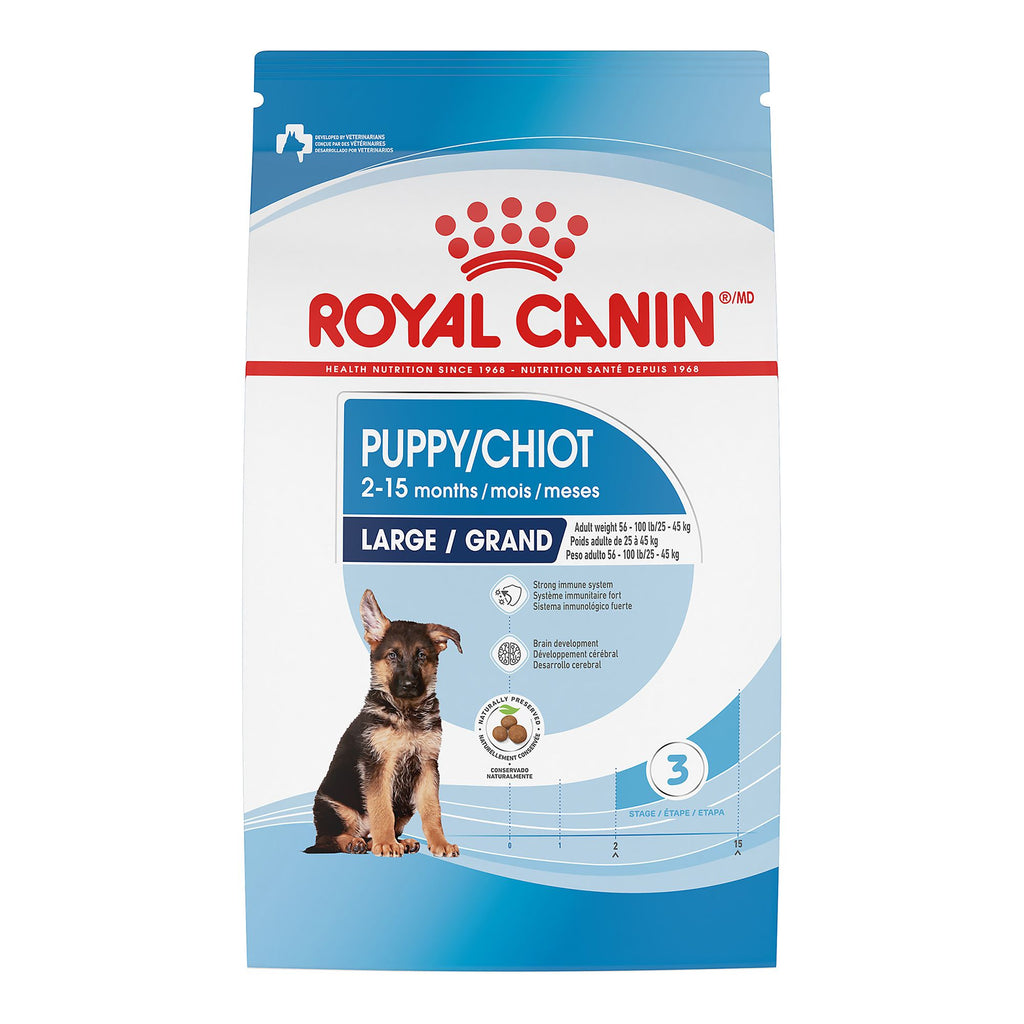 Royal Canin Size Health Nutrition Large Breed Dry Puppy Food 40 lb bag